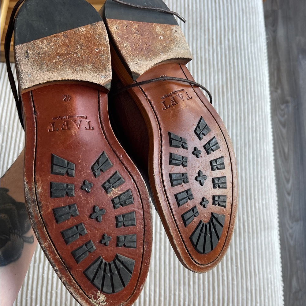 Taft Rome Boots Brown Size 42 - Picture 3 of 6